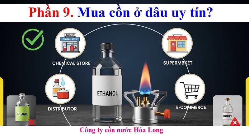 Cồn Đốt Bếp Cồn Là Gì? Cách Chọn Và Sử Dụng Hiệu Quả, An Toàn